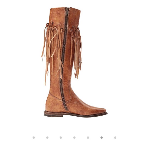 BedStu Hoplia fringe trim riding boots - Picture 4 of 8
